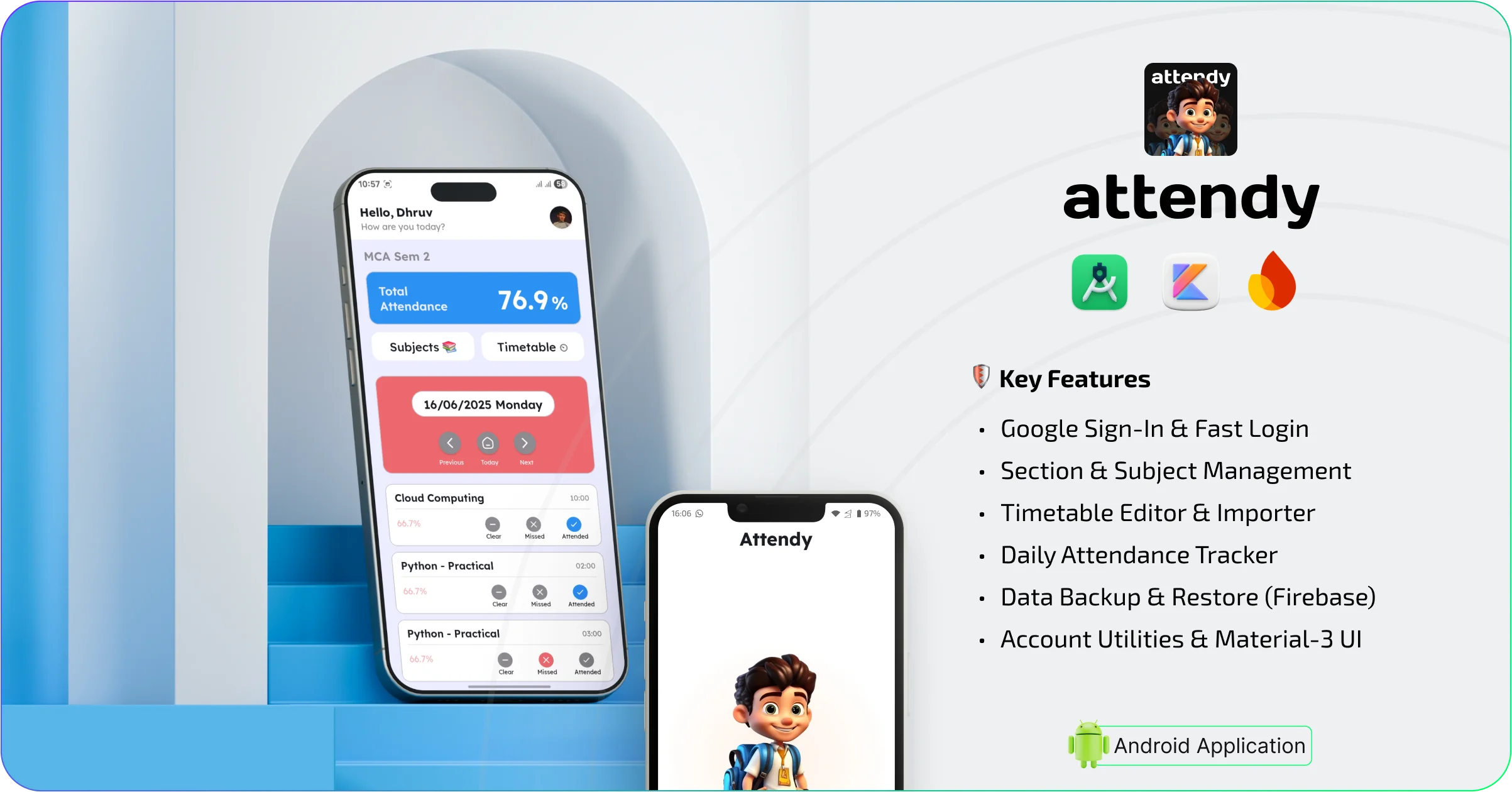 Attendy Main Interface