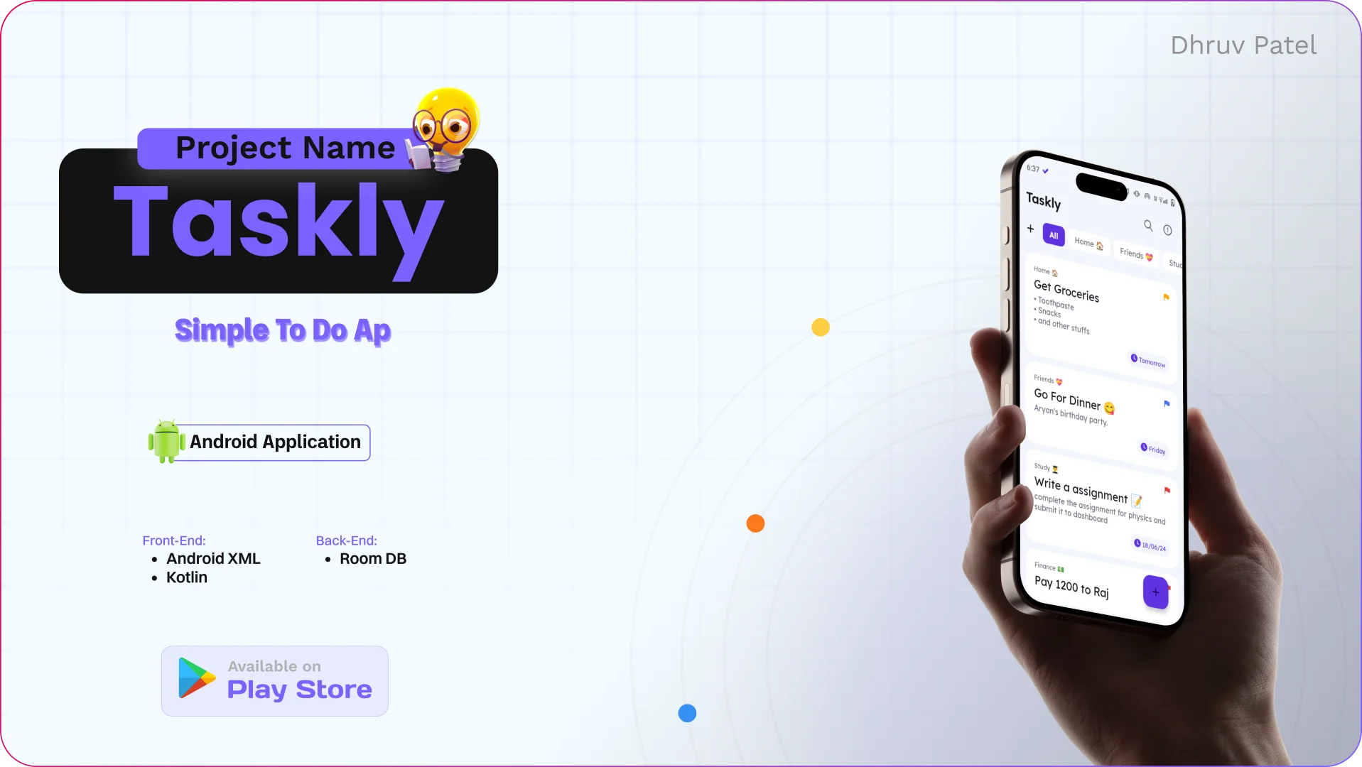 Taskly Main Interface